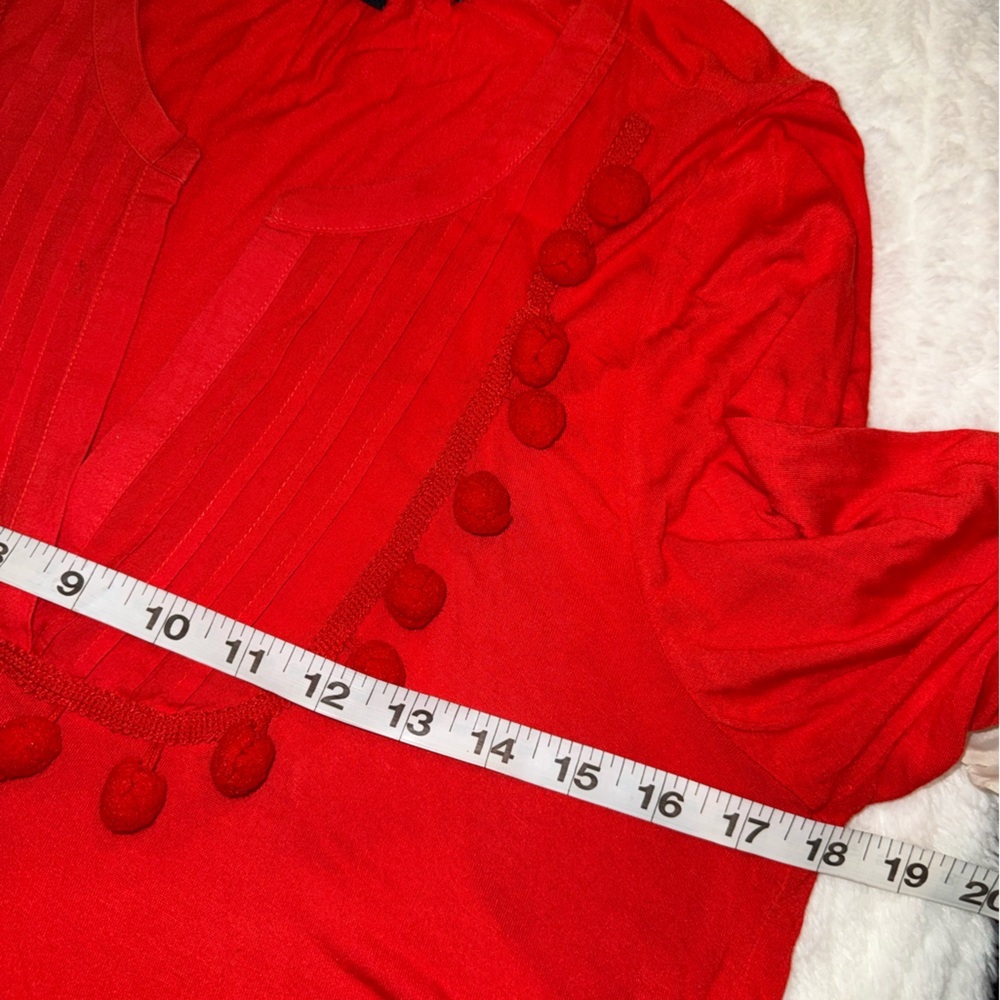 3 x 20$ Boston Proper Red V-Neck Sweater Size L - Picture 5 of 7
